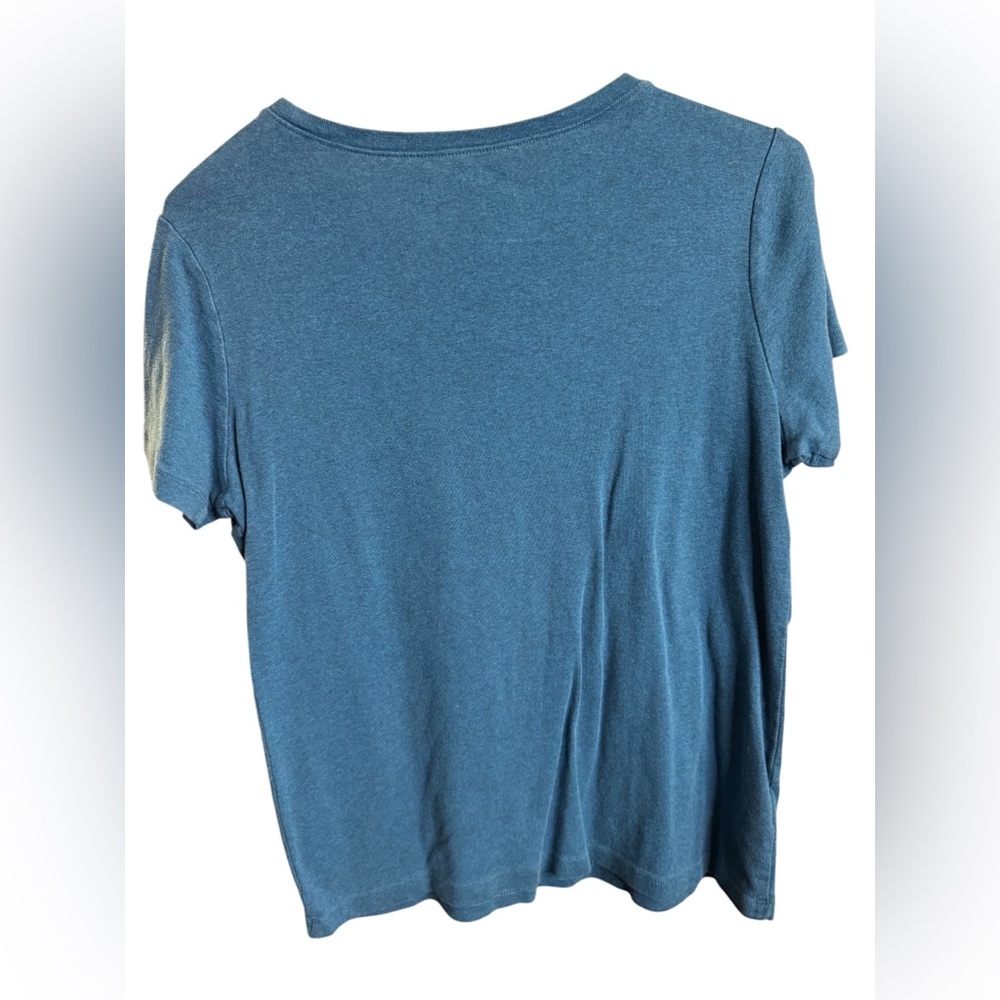 Eddie Bauer Short Sleeve Tee in Dark Teal Size XL - Picture 3 of 6